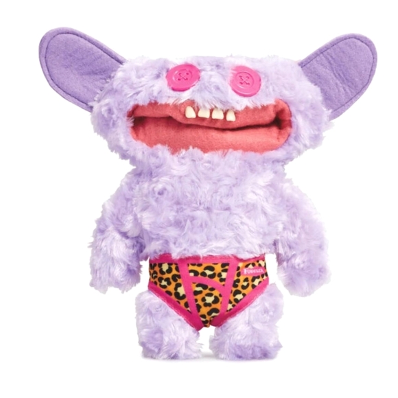 Budgie Fuggler Edition #34 Funny Ugly Grin Grin Purple Monster Plush.Collectible - Picture 1 of 7